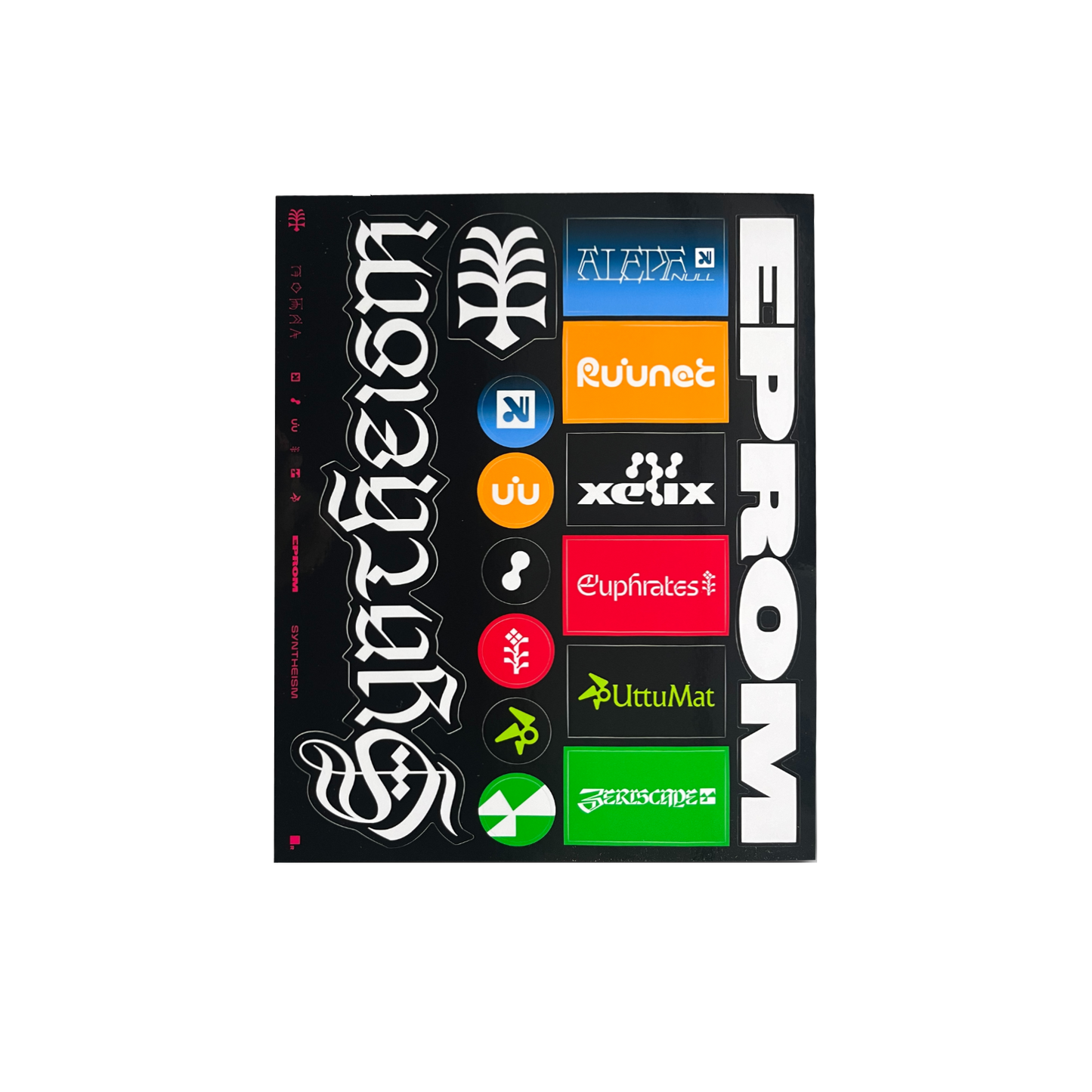 Syntheism Sticker Sheet