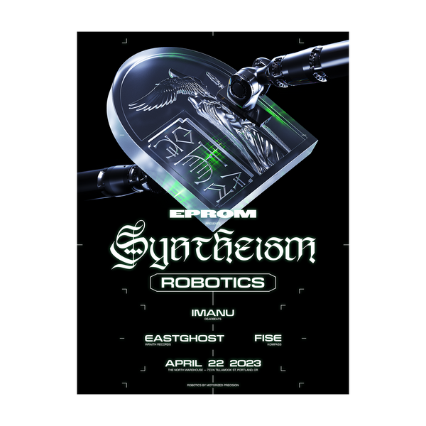 Syntheism Robotics PDX Poster
