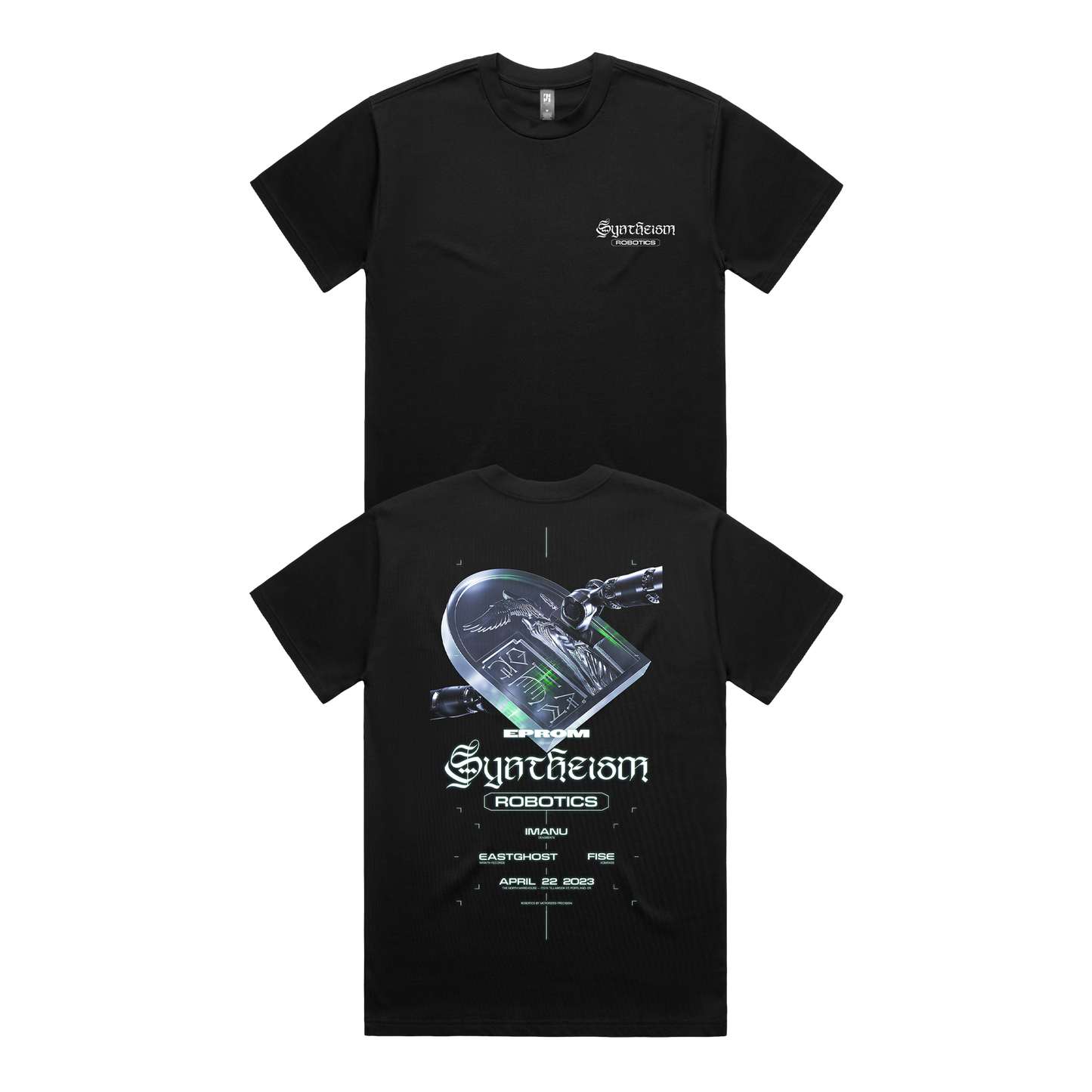 Syntheism Robotics PDX Tee